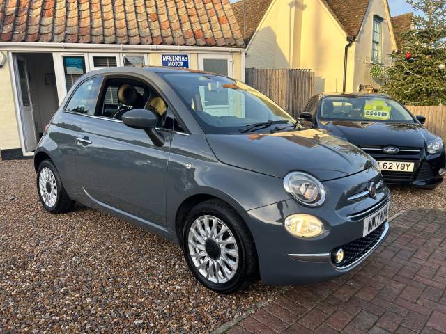 Fiat 500 1.2 Lounge Euro 6 (s/s) 3dr Hatchback Petrol Grey