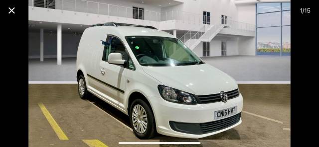 Volkswagen Caddy 1.6 TDI C20 Startline L1 H1 4dr Panel Van Diesel White