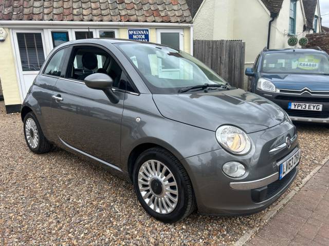 Fiat 500 1.2 Lounge Hatchback 3dr Petrol Dualogic Euro 6 (s/s) (69 bhp) Hatchback Petrol Grey