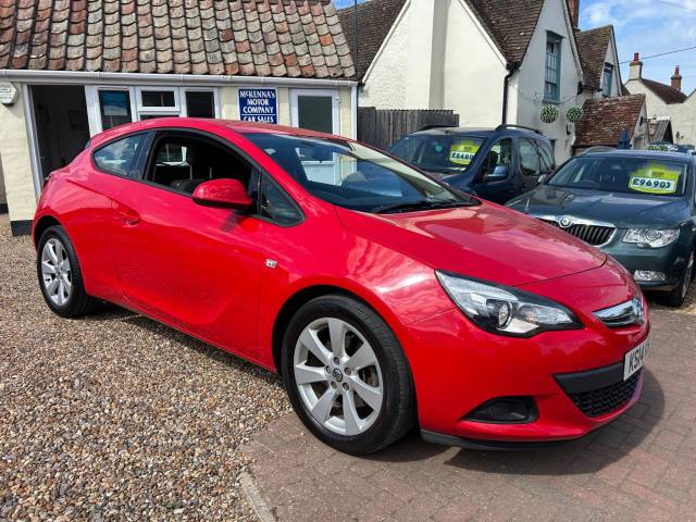 Vauxhall Astra GTC 1.4T 16V Sport Coupe 3dr Petrol Manual Euro 5 (s/s) (120 ps) Coupe Petrol Red