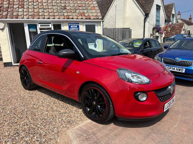 Vauxhall Adam 1.2i GLAM Euro 6 3dr Hatchback Petrol Red